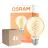 Monipakkaus 4x Osram Vintage 1906 LED E27 Globe Filament Twist Kulta 8W 806lm - 922 Erittäin Lämmin Valkoinen | Paras Värintoisto - Himmennettävä - Korvaa 60W