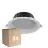 Monipakkaus 6x Noxion LED Alasvalo Hera Keskikokoinen Upotettu Valkoinen 9W 900lm 80D - 827-830-840 CCT | 146mm - Odetnij 120mm