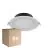 Monipakkaus 6x Noxion LED Alasvalo Hera Tasainen Upotettu Valkoinen 15W 1500lm 80D - 827-830-840 CCT | 168mm - Odetnij 144mm