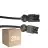 Monipakkaus 25x Noxion GST - Yhteensopiva Jatkojohto Musta - Uros + Nainen - 2m - 3 pole 1,5mm2
