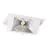 LED Alasvalo Wallwasher Wally Keskikokoinen Valkoinen 27W 3700lm 78x100D - 830 Lämmin Valkoinen - 238x145mm