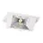 LED Alasvalo Wallwasher Wally Keskikokoinen Valkoinen 27W 3850lm 78x100D - 840 Kylmä Valkoinen - 238x145mm