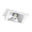 LED Alasvalo Wallwasher Wally Maxi Valkoinen 46W 6300lm 70x75D - 830 Lämmin Valkoinen 