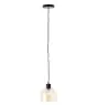Brilliant Casto Riippuvalaisin Lasi Riippuvalaisin Metalli- Musta Beige | 190mm - Sopii 1x E27