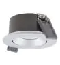 Ledvance LED Kohdevalaisin Air Adjust Aluminium hopea 4W 320lm 36D - 930 Lämmin Valkoinen | Odetnij 68mm - IP23 - Paras Värintoisto - Himmennettävä