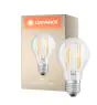 Ledvance Classic LED E27 Päärynä Filament Kirkas 7.5W 1055lm - 827 Erittäin Lämmin Valkoinen | Himmennettävä - Korvaa 75W