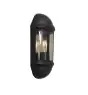 Ansell LED Seinävalaisin Latina  Puolikas Lyhty Musta - Sopii E27 Jopa 42W | IP65