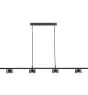 Nordlux Riippuvalaisin Rail Clyde 20W 827 350lm 120D Musta - metalli- | Himmennettävä - Erittäin Lämmin Valkoinen
