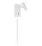 Nordlux LED Seinävalaisin Omari Valkoinen 3.2W 320lm 41D - 827 Erittäin Lämmin Valkoinen | Himmennettävä - Kallistettava