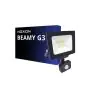 Noxion LED Valonheitin Beamy G3.1 Musta 30W 3300lm 110D - 830 Lämmin Valkoinen | IP44 - Liike- ja Valotunnistin - Symmetrinen 