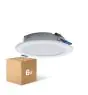 Monipakkaus 6x Monipakkaus 6x LED Alasvalo Pan 12W 960lm 840 Kylmä Valkoinen | 121mm - Odetnij 100mm