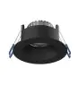 Noxion LED Kohdevalaisin Ares Syvä ring Musta 6W 540lm 927-940 3CCT -   Inner Rengas Musta | Odetnij 68mm