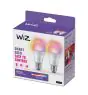 Kaksipakkaus 2x WiZ Smart LED E27 Päärynä Filament Matta 9W 806lm - 822-865 Säädettävä Valkoinen + RGB | Himmennettävä - Korvaa 60W