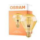 Osram Vintage 1906 LED E27 Päärynä Filament Kulta 4.5W 420lm - 825 Erittäin Lämmin Valkoinen | Korvaa 40W
