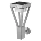 Ledvance LED Seinävalaisin Ulkona Endura Tyyli Ruostumaton Teräs 6W 550lm - 830 Lämmin Valkoinen | IP44 - Liike- ja Valotunnistin