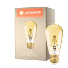Ledvance Vintage 1906 LED E27 Päärynä Kirkas 6.5W 725lm - 824 Erittäin Lämmin Valkoinen | Himmennettävä - Korvaa 55W