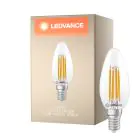 Ledvance Classic LED E14 Kynttilä Filament Kirkas 3.4W 470lm - 827 Erittäin Lämmin Valkoinen | Himmennettävä - Korvaa 40W