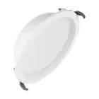 Ledvance LED Alasvalo Comfort Opaali Aluminium Valkoinen 30W 3600lm 180D - 930-940 CCT | 215mm - Odetnij 200mm - IP44 - Paras Värintoisto - Zigbee Himmennettävä 