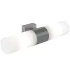 Nordlux Tangens Seinävalaisin Lasi ja Metalli- Harmaa | IP44 - Sopii 2x E14