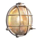 Nordlux Polperro Seinävalaisin Lasi Satiini Nikkeli | 195mm - IP64 - Sopii E27