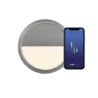 Nordlux Ava Smart LED kattolamppu Harmaa 9.5W 600lm 159D – 827 - Erittäin Lämmin Valkoinen | Himmennettävä - IP54