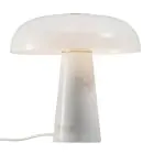 DFTP by Nordlux Pöytävalaisin Glossy Marmori ja Lasi Valkoinen | 320mm - Sopii 1x E27