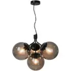 Nordlux Riippuvalaisin Ivona 4x E27 Musta - metalli- | Max. 28W