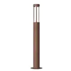 Nordlux Helix Jalustalamppu Corten-teräs Ruskea | 150mm - IP44 - Sopii GU10
