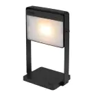 Nordlux Pöytävalaisin Saulio Aluminium Musta 3.5W 200lm - 830 Lämmin Valkoinen | IP44 - 3-Vaiheinen Himmennettävä - Solar