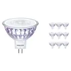 Monipakkaus 10x Philips Master Value LED Kohdevalaisin GU5.3 MR16 7.5W 630lm 60D - 930 Lämmin Valkoinen | Paras Värintoisto - Himmennettävä - Korvaa 50W