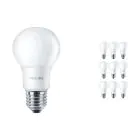 Monipakkaus 10x Philips Corepro LED Lamppu E27 Päärynä Matta 8W 806lm - 840 Kylmä Valkoinen | Korvaa 60W