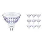 Monipakkaus 10x Philips Master Value LED Kohdevalaisin GU5.3 MR16 7.5W 660lm 36D - 940 Kylmä Valkoinen | Paras Värintoisto - Himmennettävä - Korvaa 50W