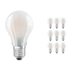 Monipakkaus 10x Ledvance Classic LED E27 Päärynä Filament Matta 4.8W 470lm - 827 Erittäin Lämmin Valkoinen | Himmennettävä - Korvaa 40W
