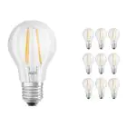 Monipakkaus 10x Ledvance Classic LED E27 Päärynä Filament Kirkas 4.2W 470lm - 927 Erittäin Lämmin Valkoinen | Paras Värintoisto - Himmennettävä - Korvaa 40W