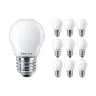 Monipakkaus 10x Philips Corepro LED Lustre E27 Pallo Matta 2.2W 250lm - 827 Erittäin Lämmin Valkoinen | Korvaa 25W