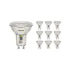 Monipakkaus 10x Noxion LED Kohdevalaisin GU10 PAR16 5.5W 560lm 36D - 830 Lämmin Valkoinen | Korvaa 75W