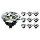 Monipakkaus 10x Noxion Lucent LED Kohdevalaisin GU10 AR111 15W 850lm 40D - 930 Lämmin Valkoinen | Paras Värintoisto - Himmennettävä -  Korvaa 75W