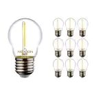 Monipakkaus 10x Noxion Lucent LED E27 Pallo Filament Kirkas 1.4W 136LM - 827 Erittäin Lämmin Valkoinen | Korvaa 15W