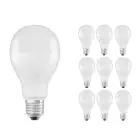 Monipakkaus 10x Ledvance Classic LED E27 Päärynä Matta 19W 2452lm - 827 Erittäin Lämmin Valkoinen | Korvaa 150W