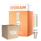 Monipakkaus 10x Osram Special T Slim LED E14 Kirkas 6.5W 806lm - 827 Erittäin Lämmin Valkoinen | Himmennettävä - Korvaa 60W