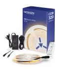 Noxion  LED-Nauhat Naga 5 Metri Täydellinen setti - Smart Wifi - 24V - 320LEDs/m - COB - 8W/m - 930 Lämmin Valkoinen | 8mm - IP20 - Paras Värintoisto