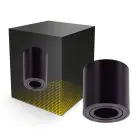 Bright Choice LED Kohdevalaisin Musta Pyöreä | IP20 - GU10 Fitting