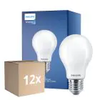 Monipakkaus 12x Philips Master LED E27 Päärynä Filament Matta 10.5W 1521lm - 922-927 Dim To Warm | Paras Värintoisto - Himmennettävä - Korvaa 100W