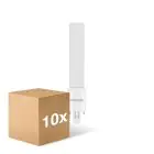 Monipakkaus 10x Noxion Lucent PL-S LED 4.3W - 827 Erittäin Lämmin Valkoinen | 2-Nastaa - Korvaa 9W