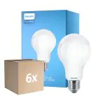 Monipakkaus 6x Philips Corepro LED Lamppu E27 Päärynä Matta 17.5W 2452lm - 827 Erittäin Lämmin Valkoinen | Korvaa 150W