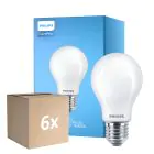 Monipakkaus 6x Philips Corepro LED Lamppu E27 Päärynä Matta 8.5W 1055lm - 840 Kylmä Valkoinen - Korvaa 75W