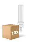 Monipakkaus 10x Noxion Lucent PL-C LED 3.6W - 840 Kylmä Valkoinen | 2-Nastaa - Korvaa 10W