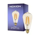 Noxion LED E27 Edison Filament Keltainen 7W 630lm - 822 Erittäin Lämmin Valkoinen | Himmennettävä - Korvaa 50W