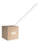 Monipakkaus 4x Ledvance LED Loisteputkivalaisimet Vedenkestävä Kosteudenkestävä Eco Slim 36W 4320lm - 840 Kylmä Valkoinen | 120cm