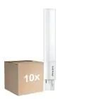 Monipakkaus 10x Philips CorePro PL-S LED 5W - 830 Lämmin Valkoinen | 2-Nastaa - Korvaa 11W